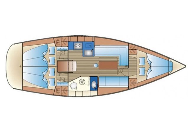 Bavaria 35 Innenlayout